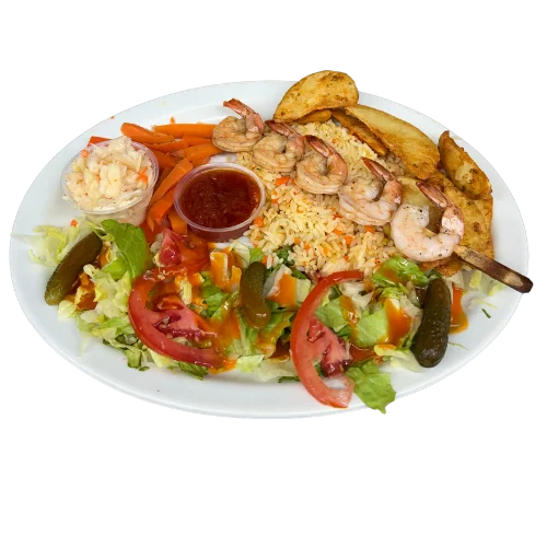 Brochette de crevettes